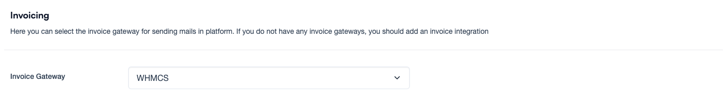 Invoicing Gateway